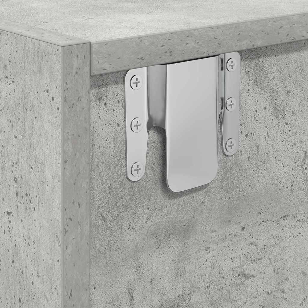 vidaXL Szafka pod telewizor Betonowy szary 100 x 31 x 25,5 cm