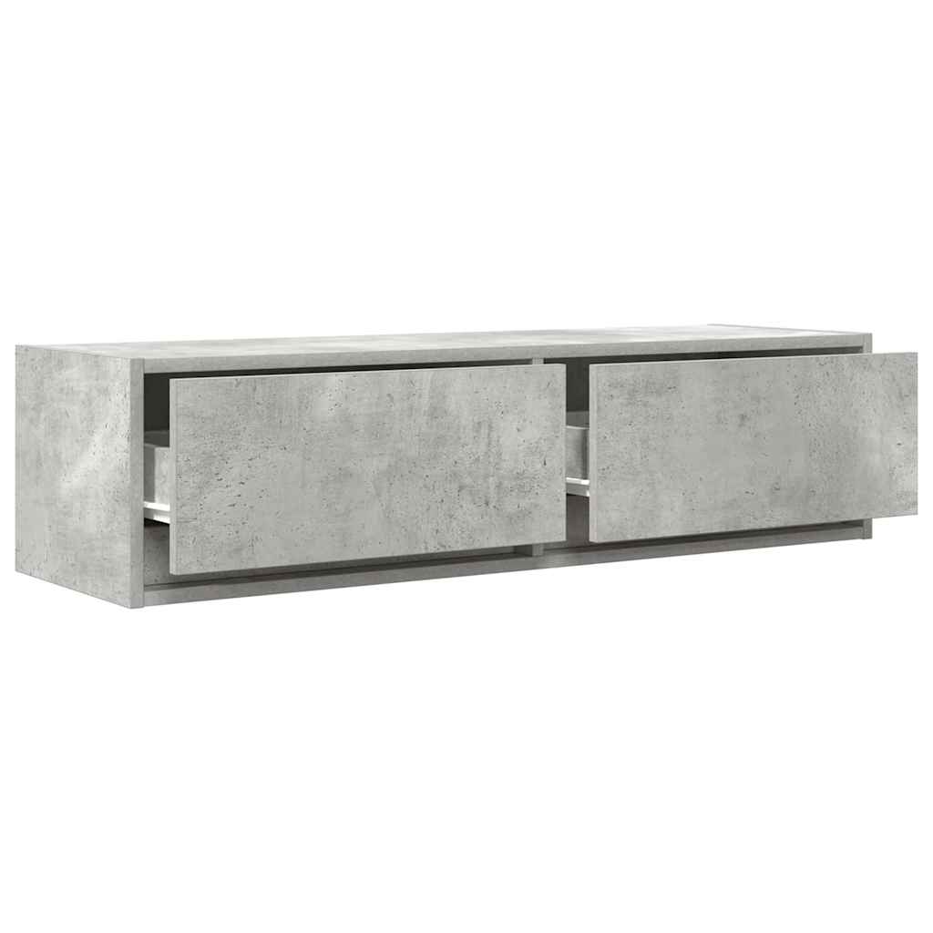 vidaXL Szafka pod telewizor Betonowy szary 100 x 31 x 25,5 cm
