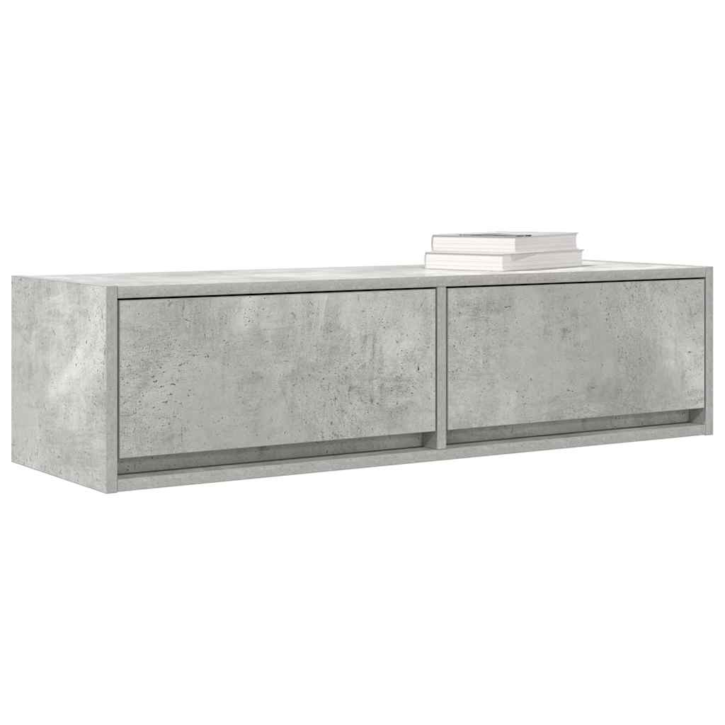 vidaXL Szafka pod telewizor Betonowy szary 100 x 31 x 25,5 cm