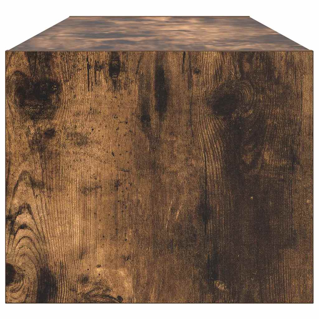 vidaXL Szafka pod telewizor z szufladą Wędzony dąb 100 x 31 x 25,5 cm
