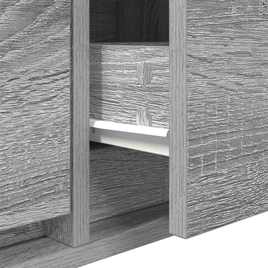vidaXL Szafka pod telewizor Szary dąb sonoma 100 x 31 x 25,5 cm