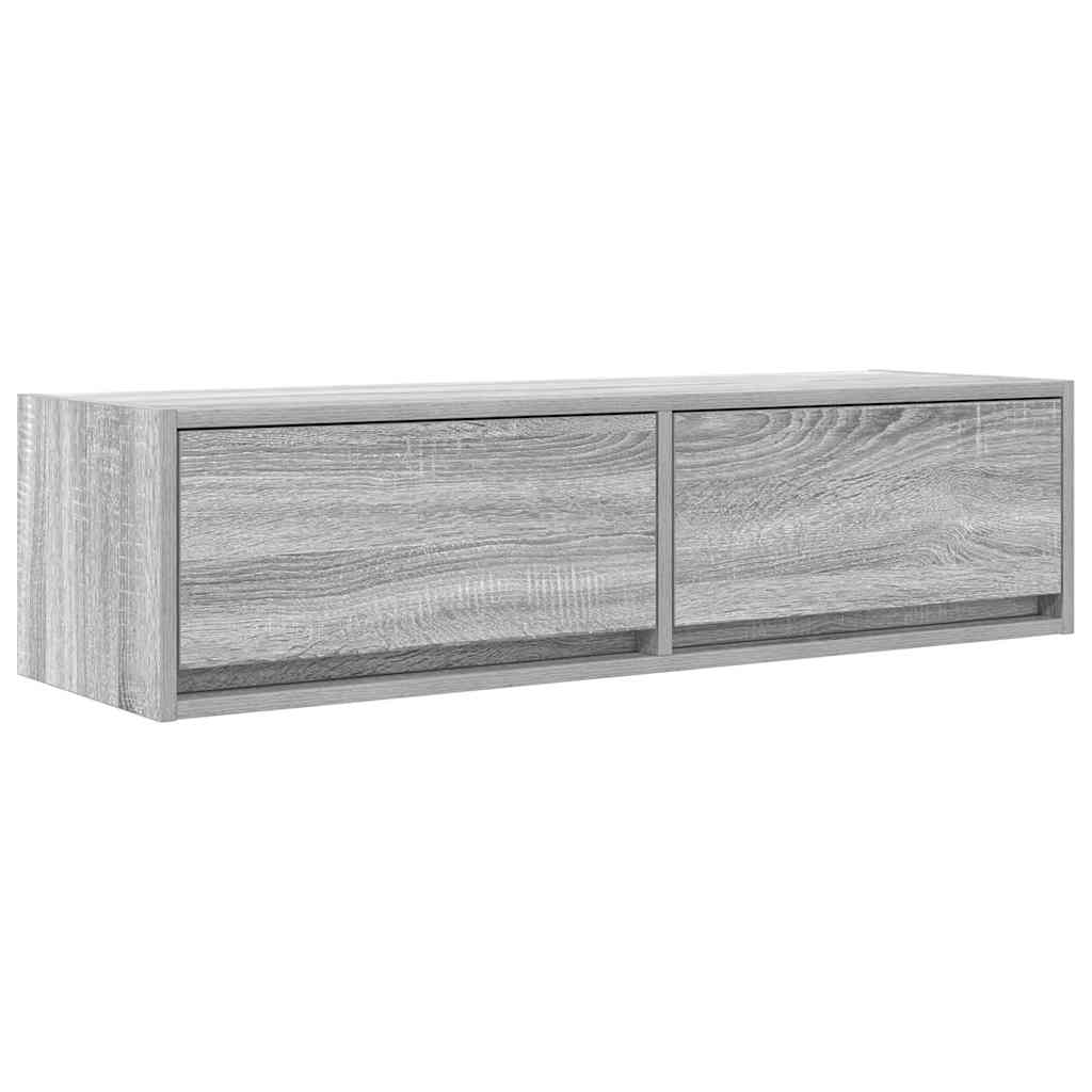 vidaXL Szafka pod telewizor Szary dąb sonoma 100 x 31 x 25,5 cm