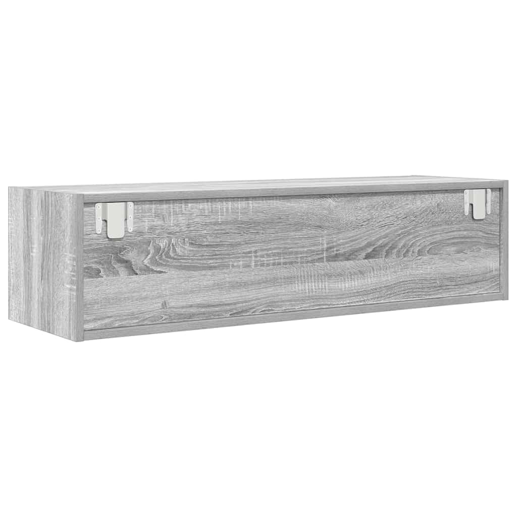 vidaXL Szafka pod telewizor Szary dąb sonoma 100 x 31 x 25,5 cm