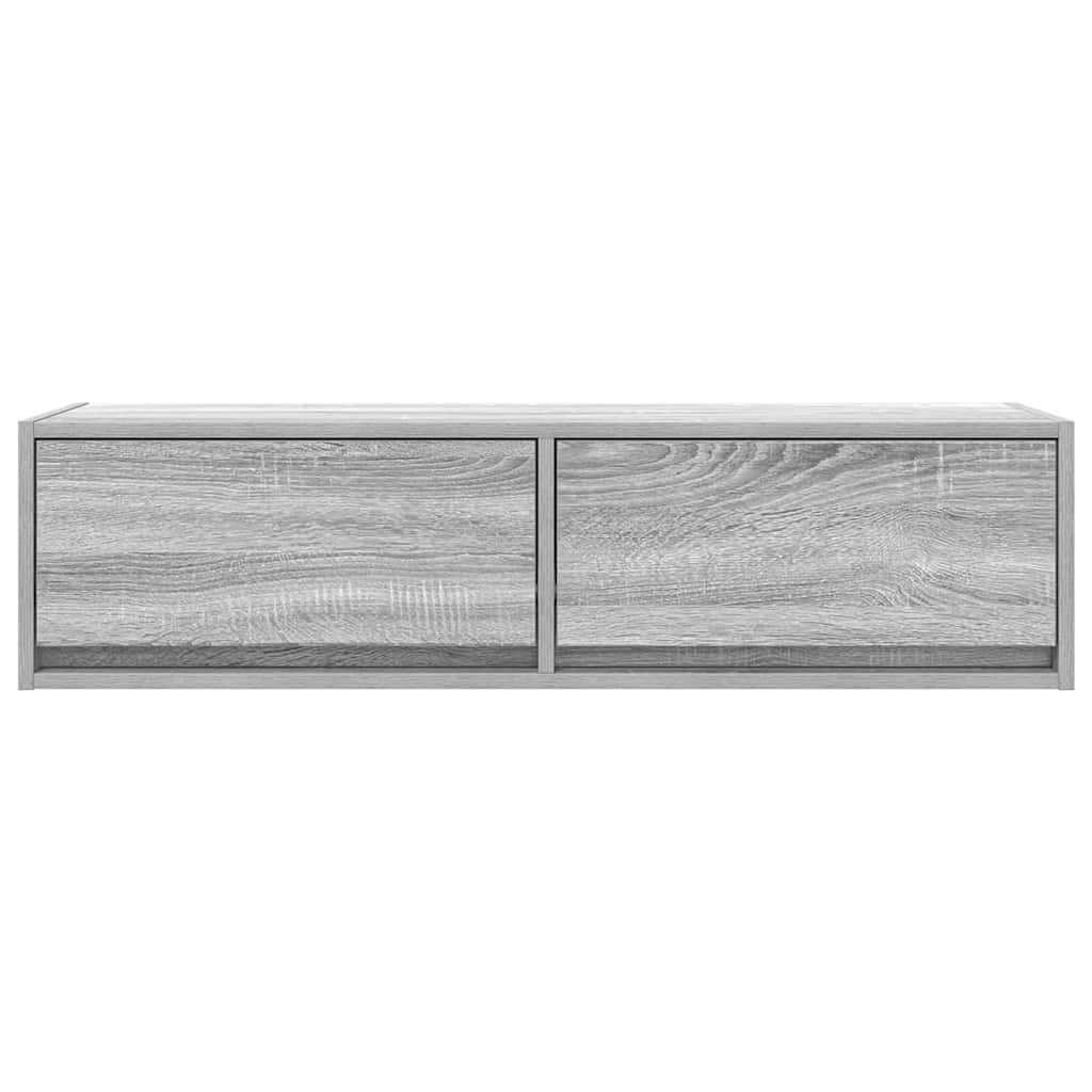 vidaXL Szafka pod telewizor Szary dąb sonoma 100 x 31 x 25,5 cm