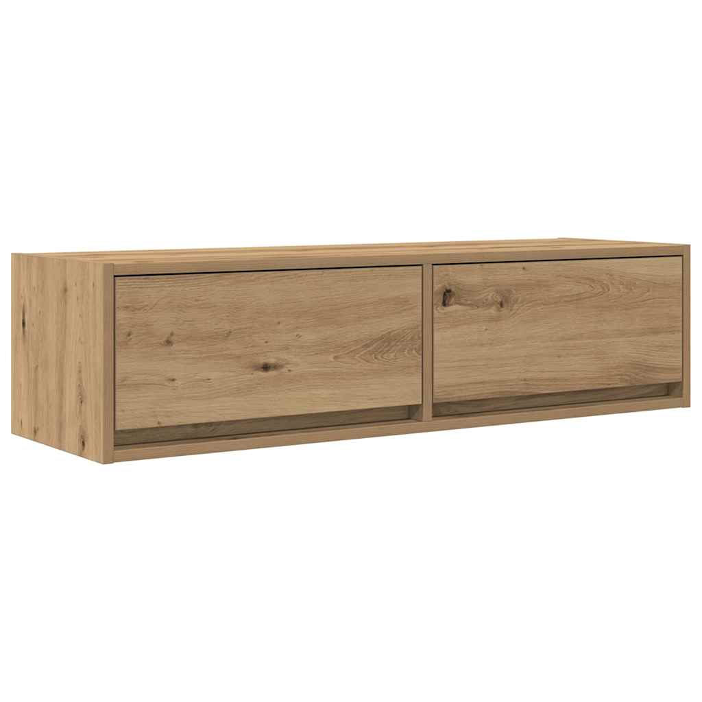 vidaXL Szafka pod telewizor z szufladą dąb artisan 100 x 31 x 25,5 cm