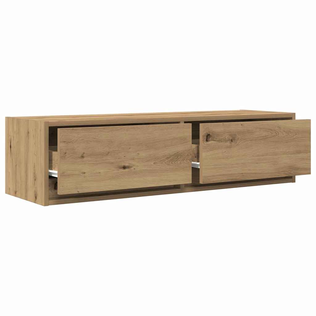 vidaXL Szafka pod telewizor z szufladą dąb artisan 100 x 31 x 25,5 cm