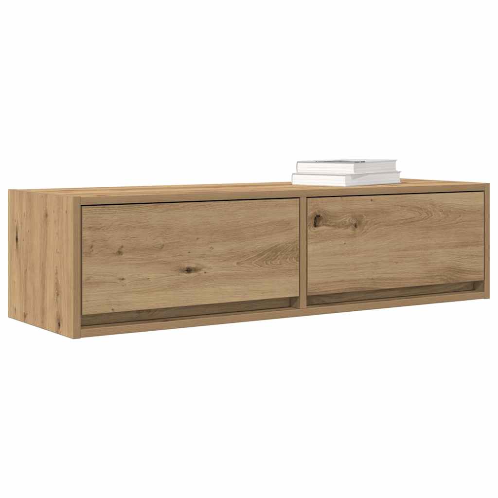 vidaXL Szafka pod telewizor z szufladą dąb artisan 100 x 31 x 25,5 cm