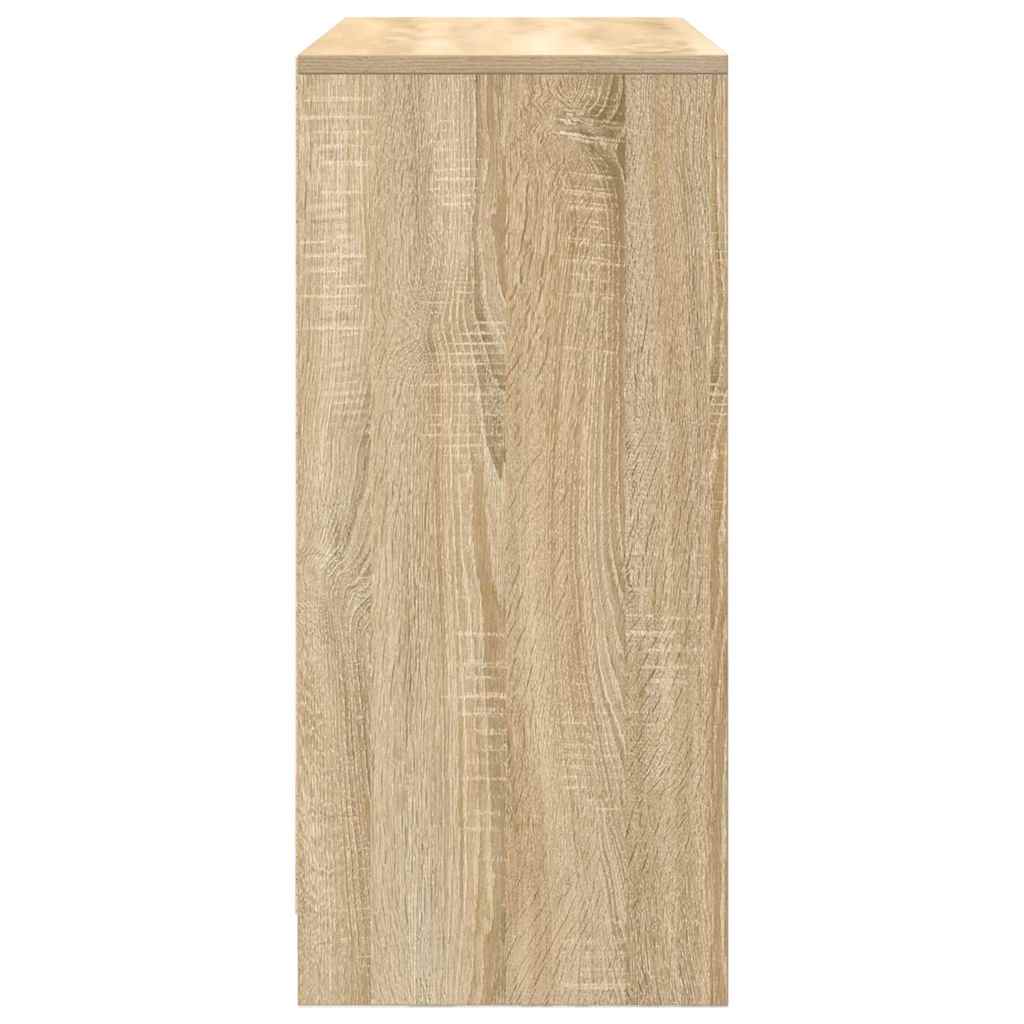 vidaXL Komoda z szufladą Dąb Sonoma 80x34x76 cm Drewno klejone
