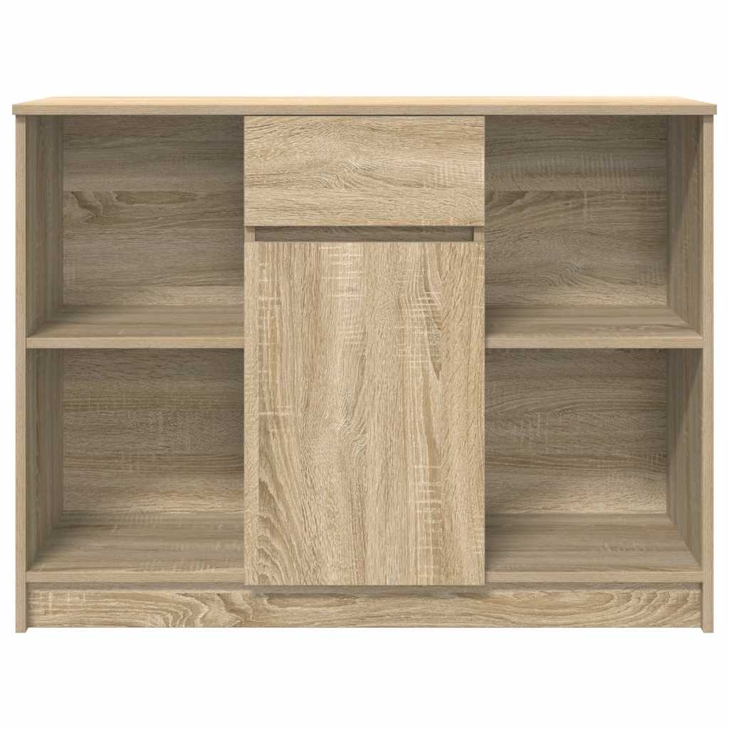 vidaXL Komoda z szufladą Dąb Sonoma 101x35x76 cm Drewno klejone