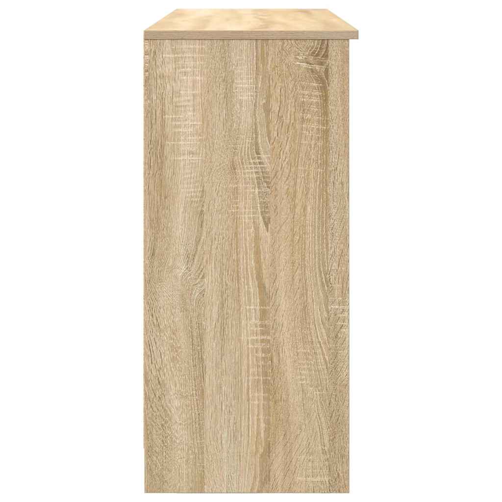 vidaXL Komoda z szufladą Dąb Sonoma 101x35x76 cm Drewno klejone