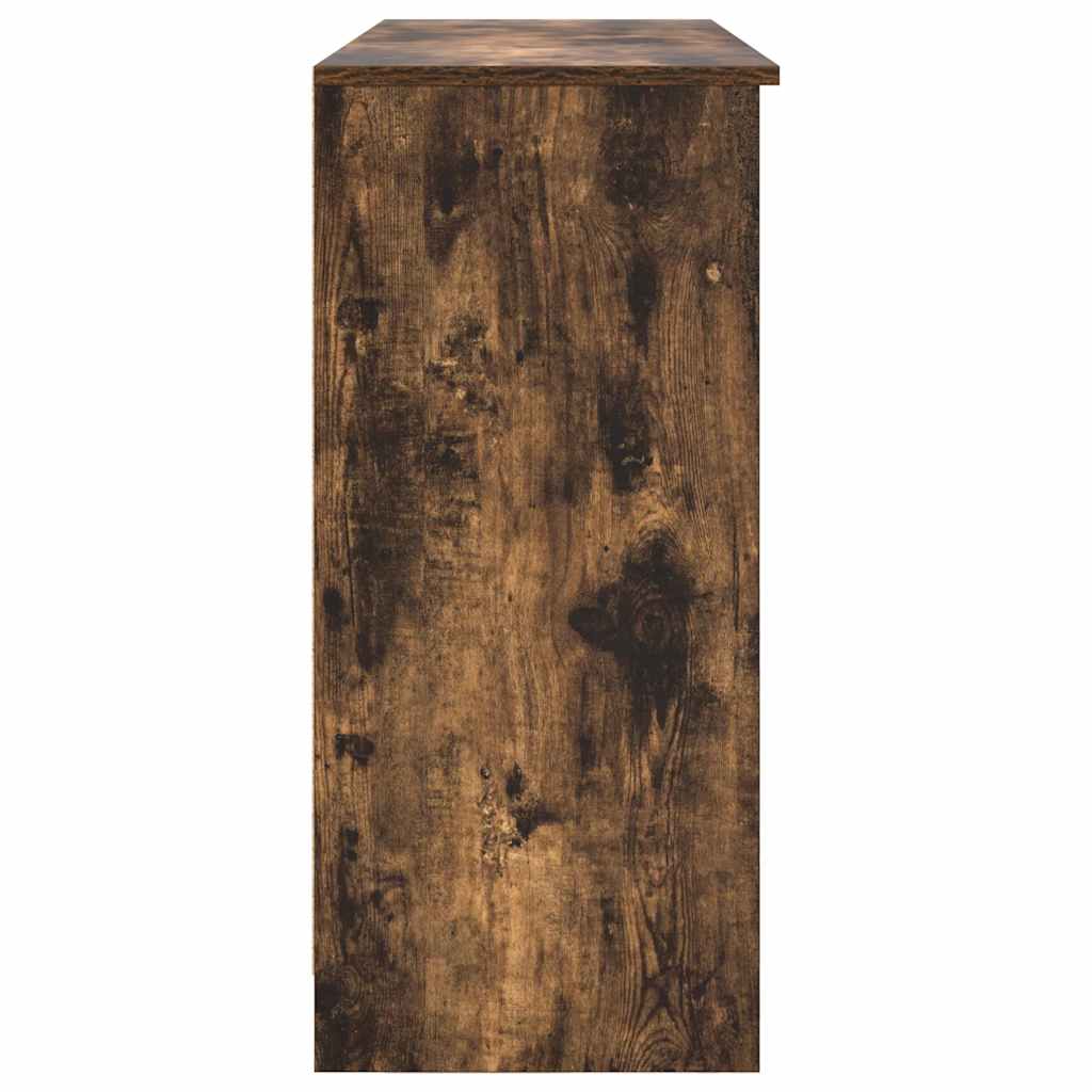 vidaXL Komoda z szufladą Dąb wędzony 101x35x76 cm Drewno klejone