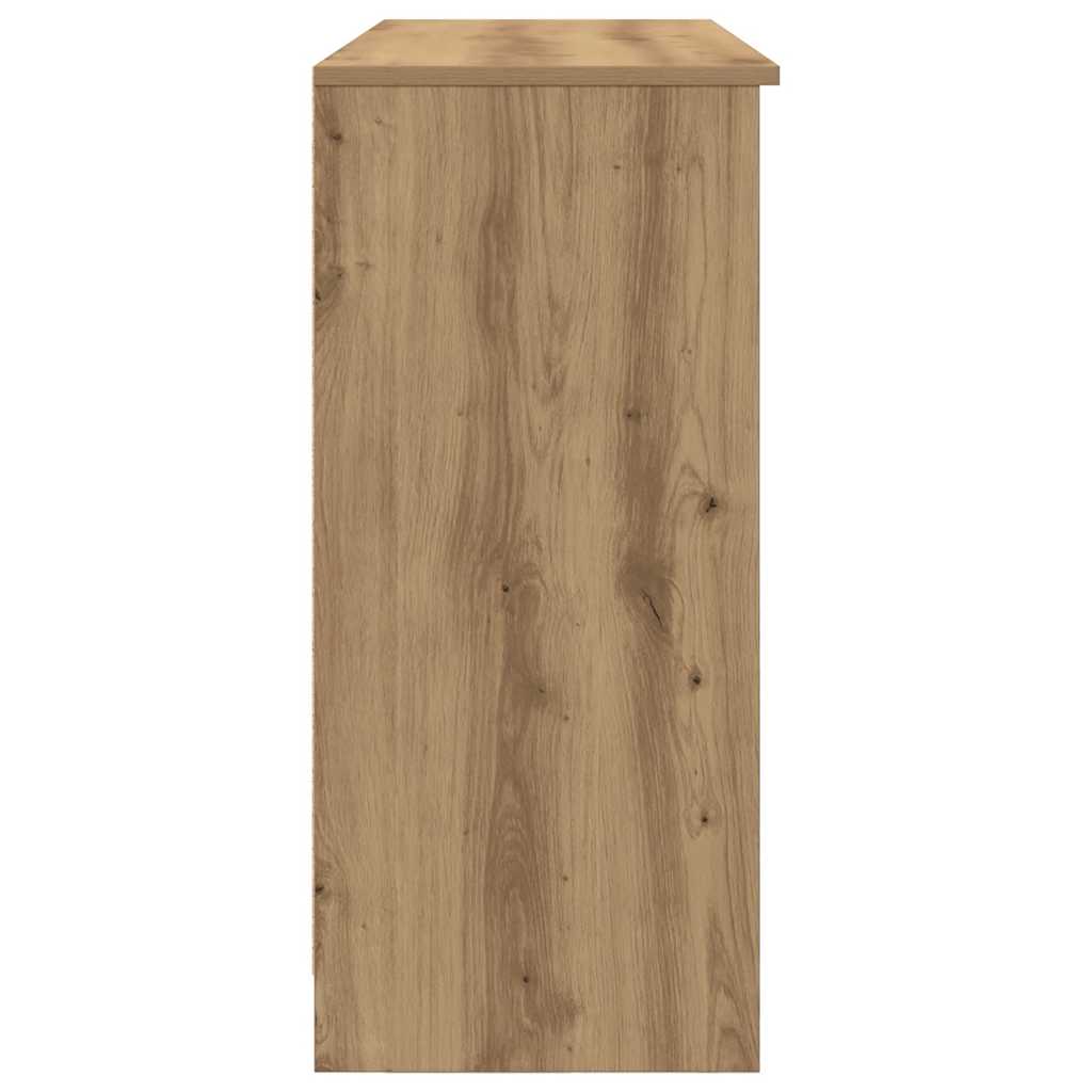 vidaXL Komoda z szufladą Artisan Oak 101x35x76 cm Drewno klejone