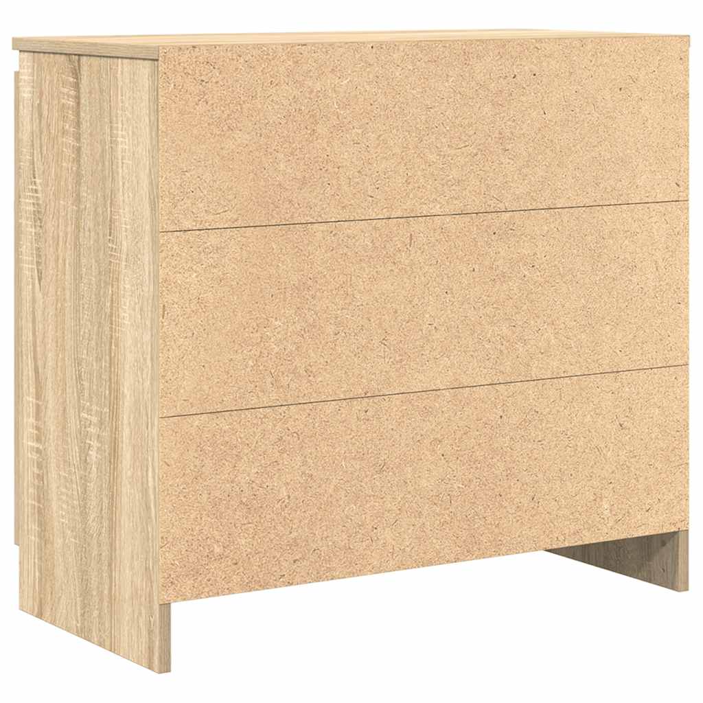 vidaXL Komoda z szufladą Dąb Sonoma 71x35x65 cm Drewno klejone