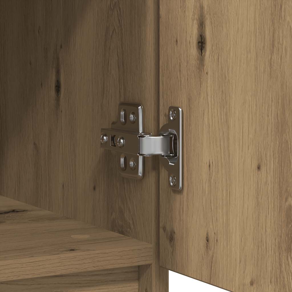 vidaXL Komoda z szufladą Artisan Oak 71x35x65 cm Drewno klejone