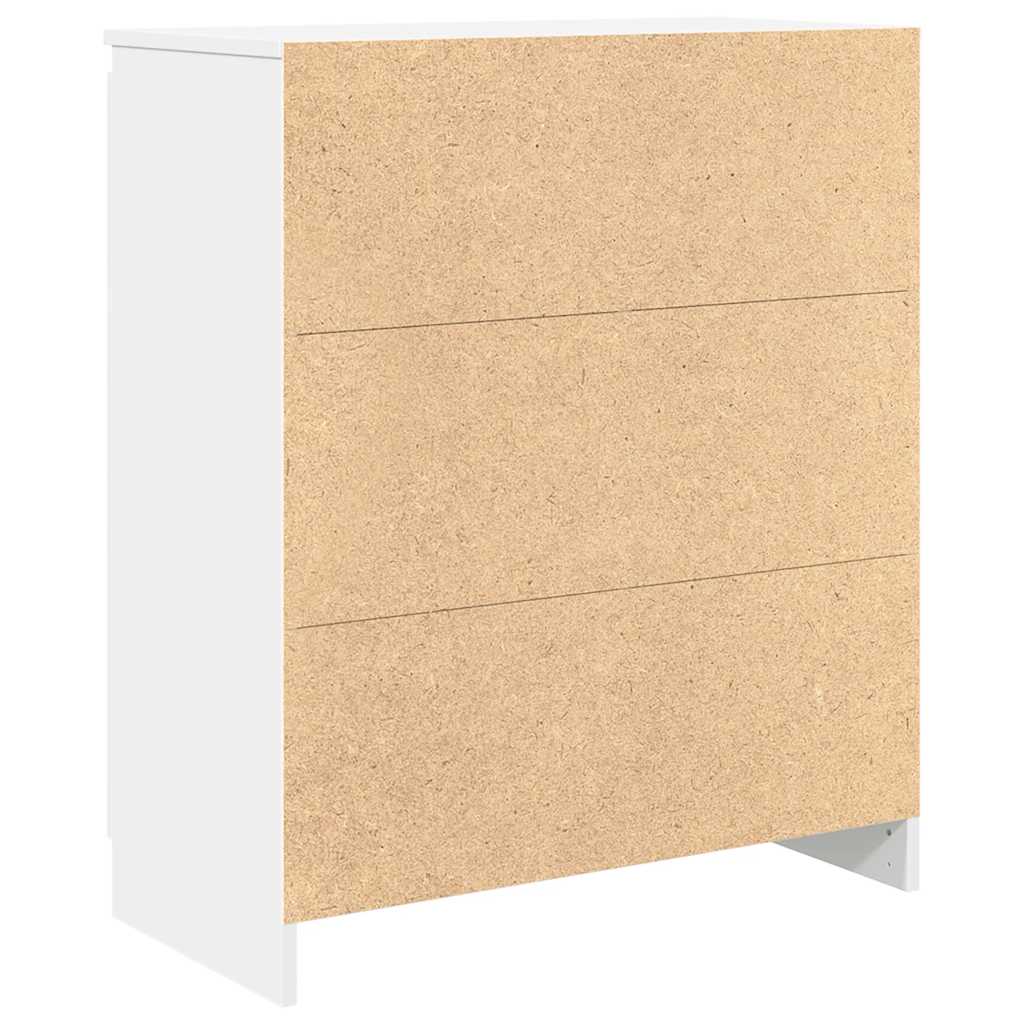 vidaXL Komoda z szufladami Biała 71x35x84 cm Drewno klejone