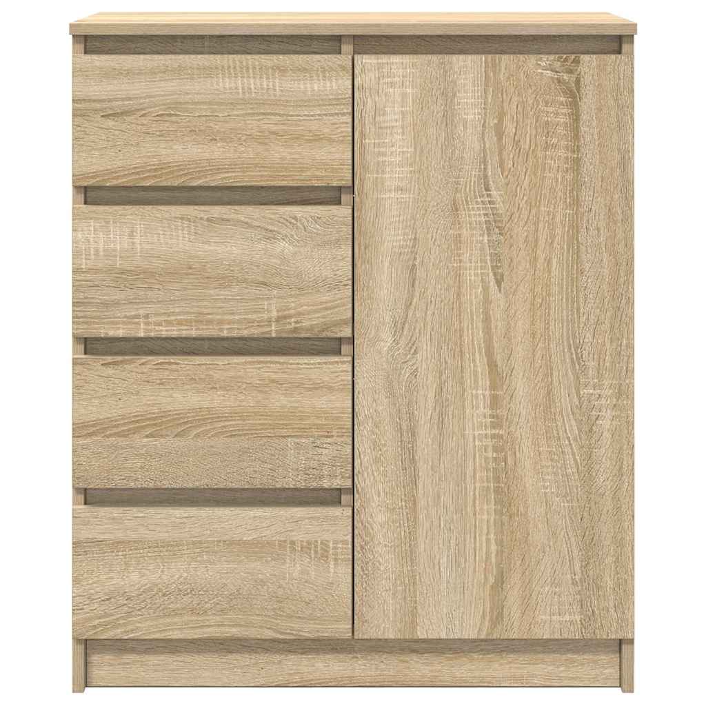 vidaXL Komoda z szufladami Dąb Sonoma 71x35x84 cm Drewno klejone