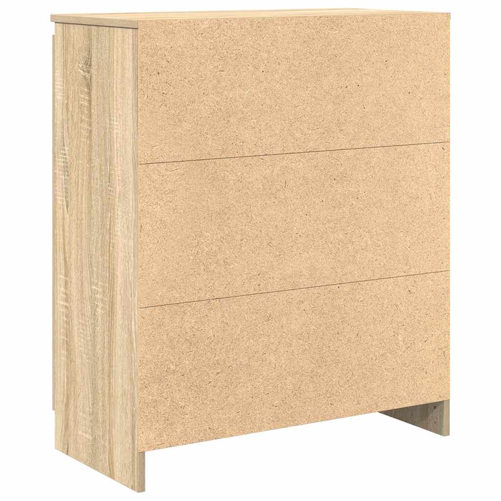 vidaXL Komoda z szufladami Dąb Sonoma 71x35x84 cm Drewno klejone