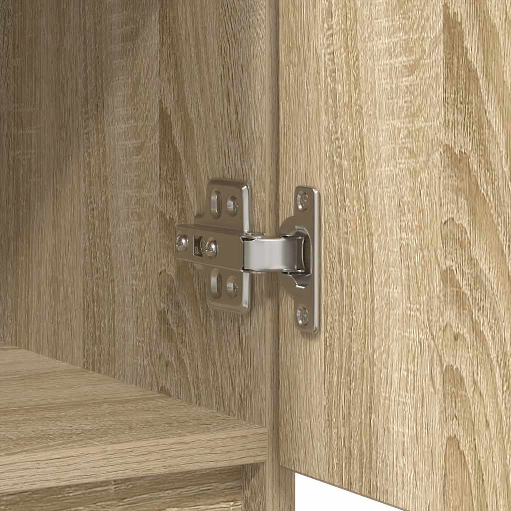 vidaXL Komoda z szufladami Dąb Sonoma 71x35x84 cm Drewno klejone