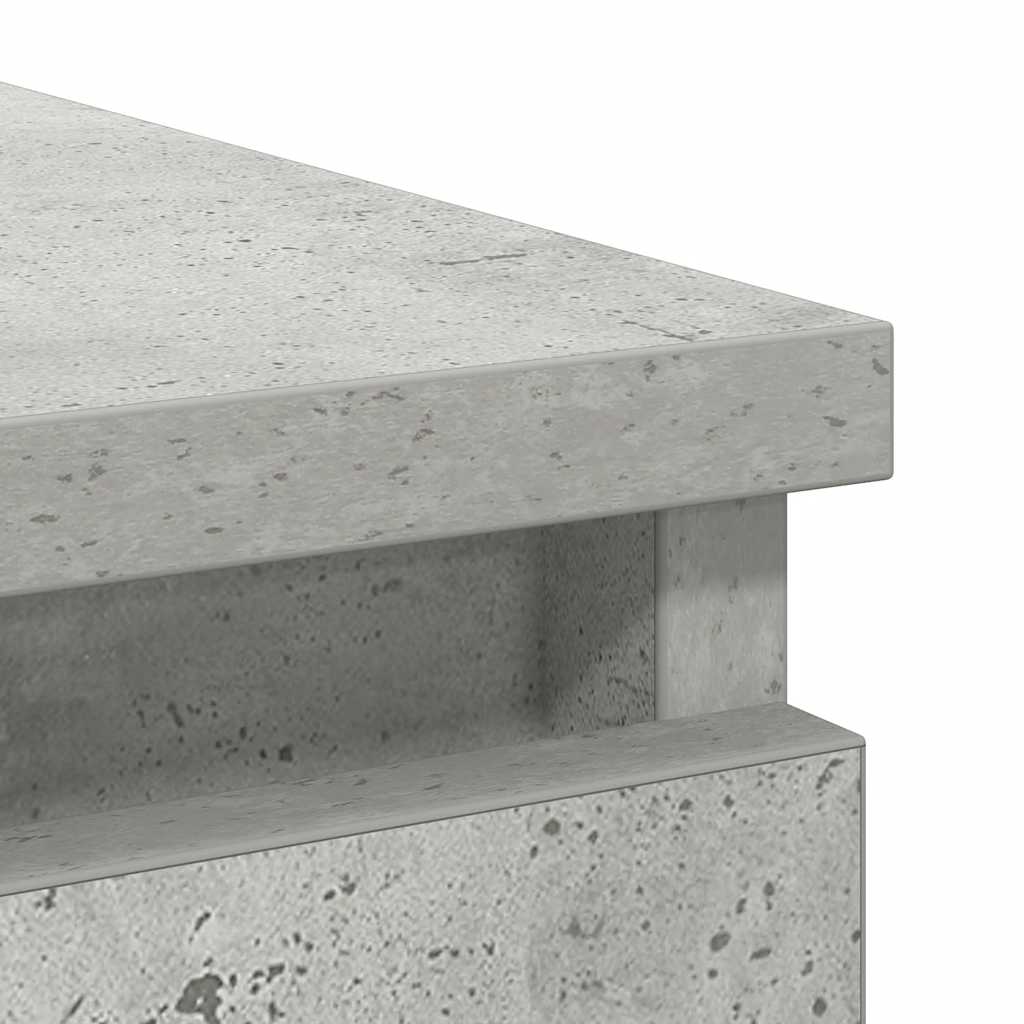 vidaXL Komoda z szufladami Betonowa szarość 71x35x84 cm Drewno klejone