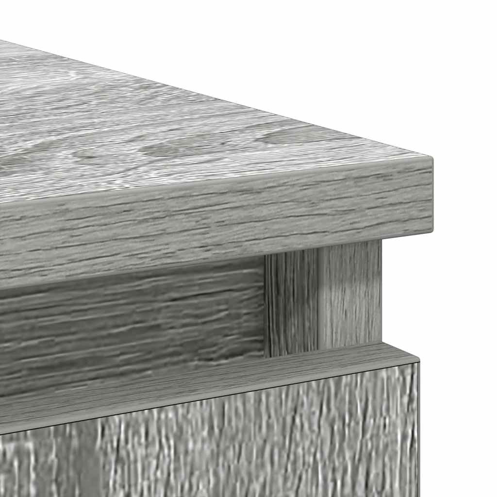 vidaXL Komoda z szufladami Szary Sonoma 71x35x84 cm Drewno klejone