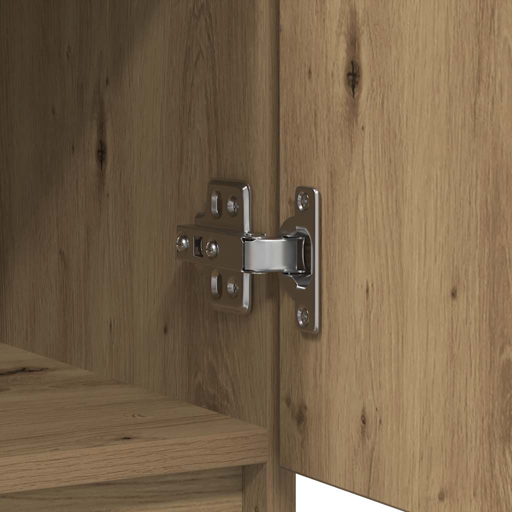 vidaXL Komoda z szufladami Artisan Oak 71x35x84 cm Drewno klejone