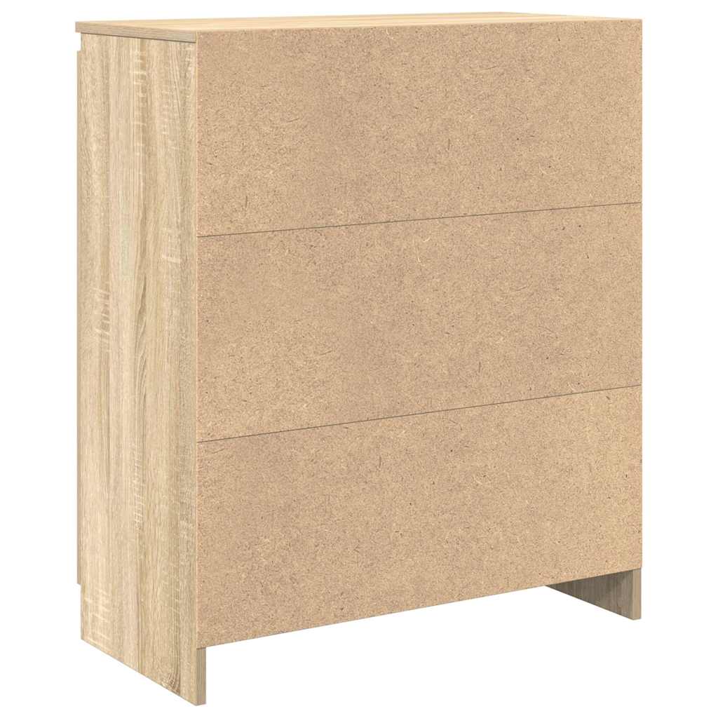 vidaXL Komoda z szufladą Dąb Sonoma 71x35x84 cm Drewno klejone