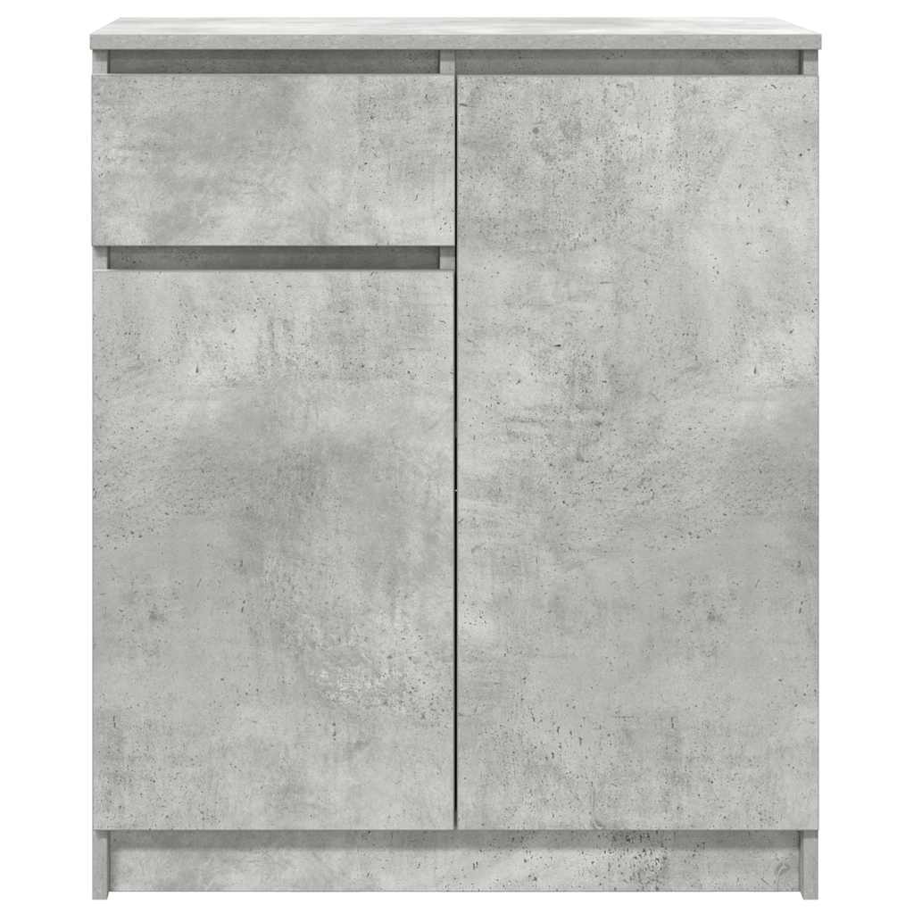 vidaXL Komoda z szufladą Beton Szary 71x35x84 cm Drewno klejone