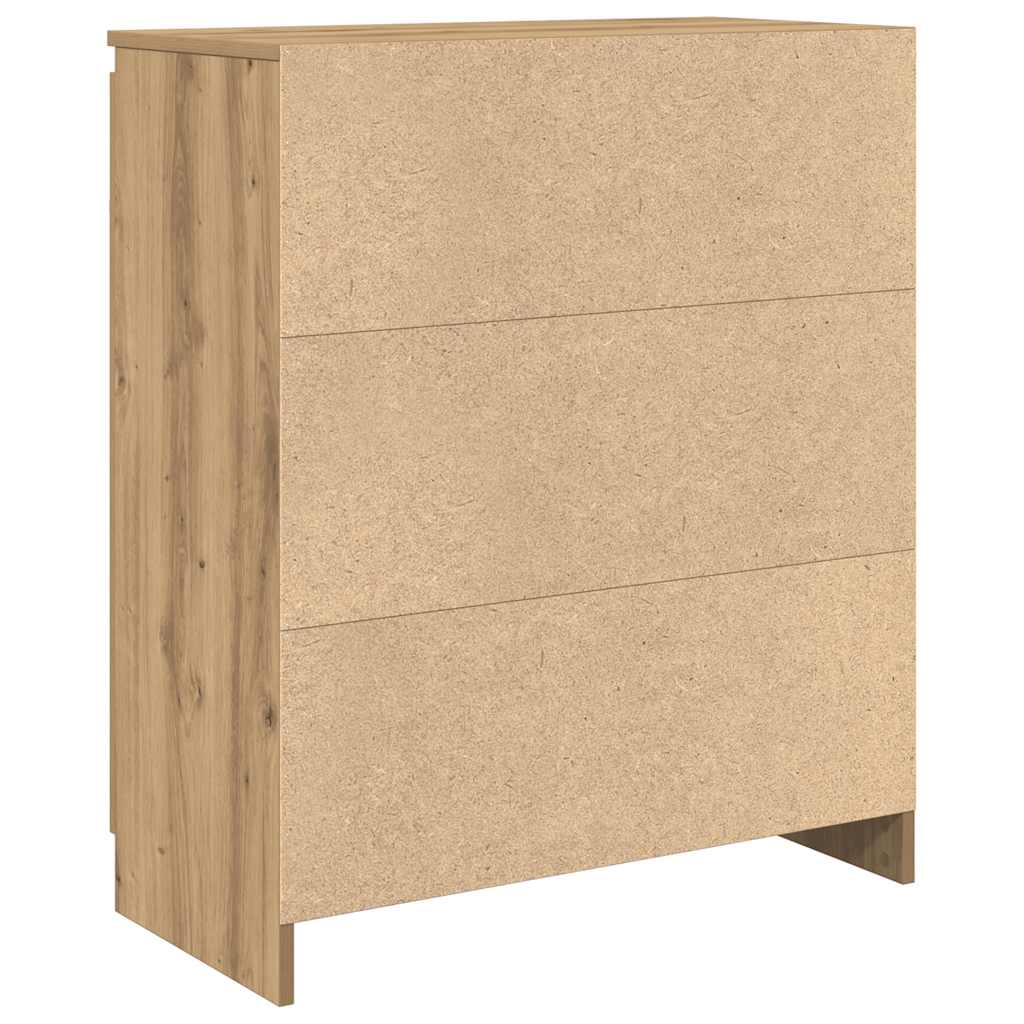 vidaXL Komoda z szufladą Artisan Oak 71x35x84 cm Drewno klejone