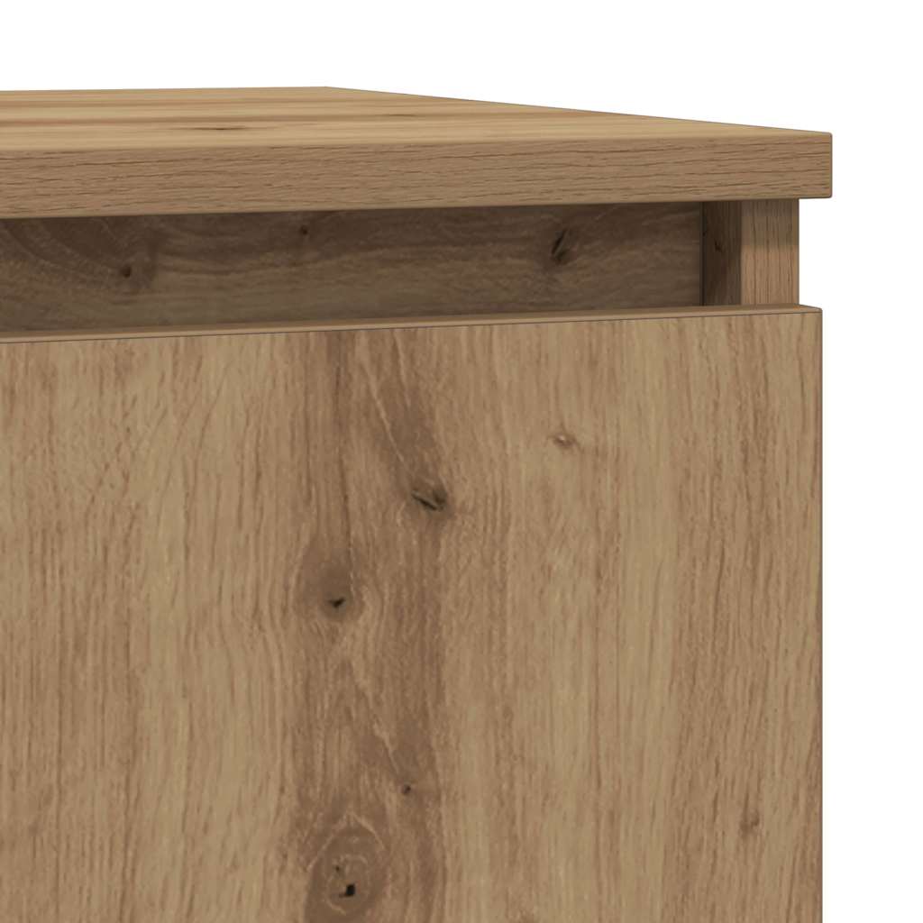 vidaXL Komoda z szufladą Artisan Oak 71x35x84 cm Drewno klejone