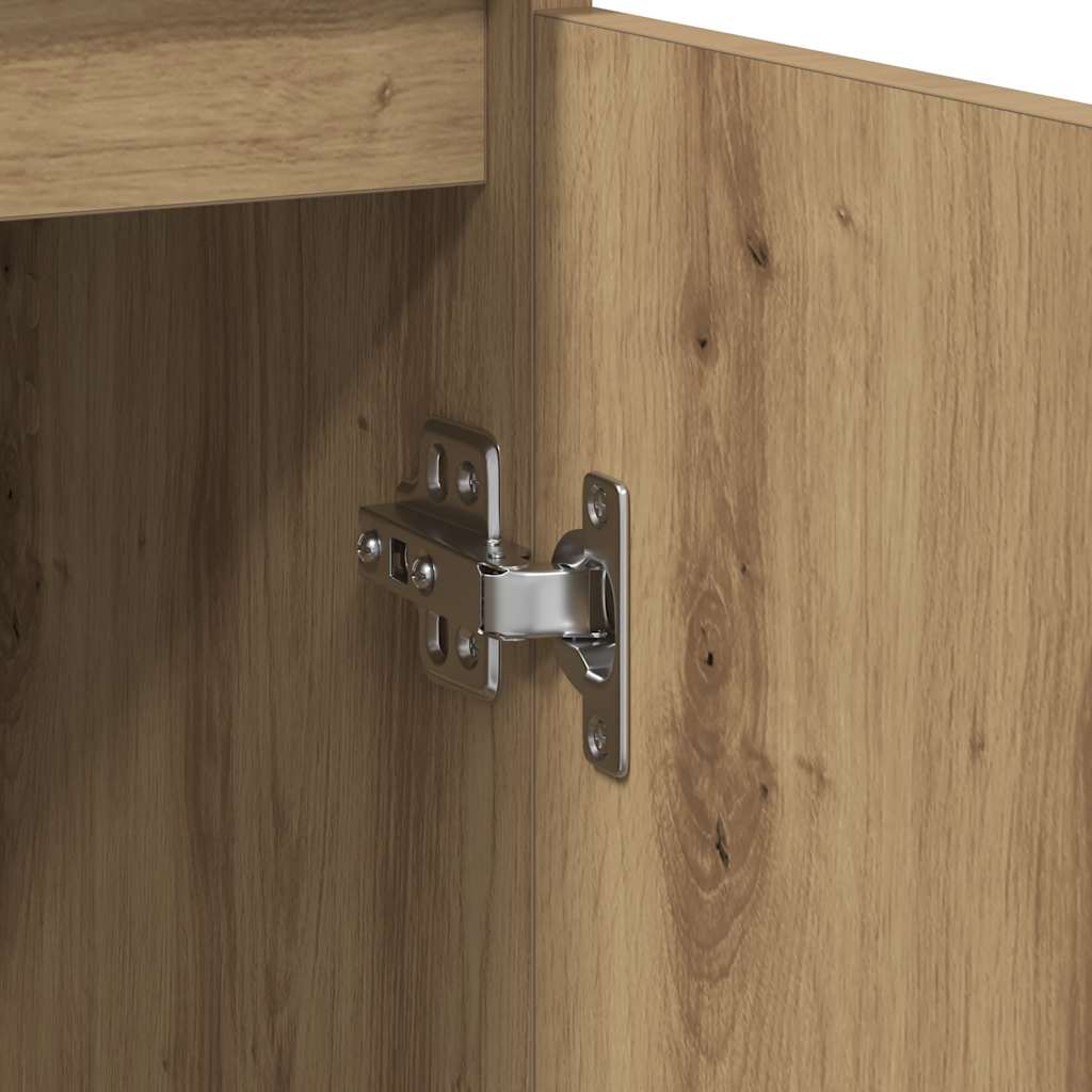 vidaXL Komoda z szufladą Artisan Oak 71x35x84 cm Drewno klejone