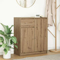 vidaXL Komoda z szufladą Artisan Oak 71x35x84 cm Drewno klejone