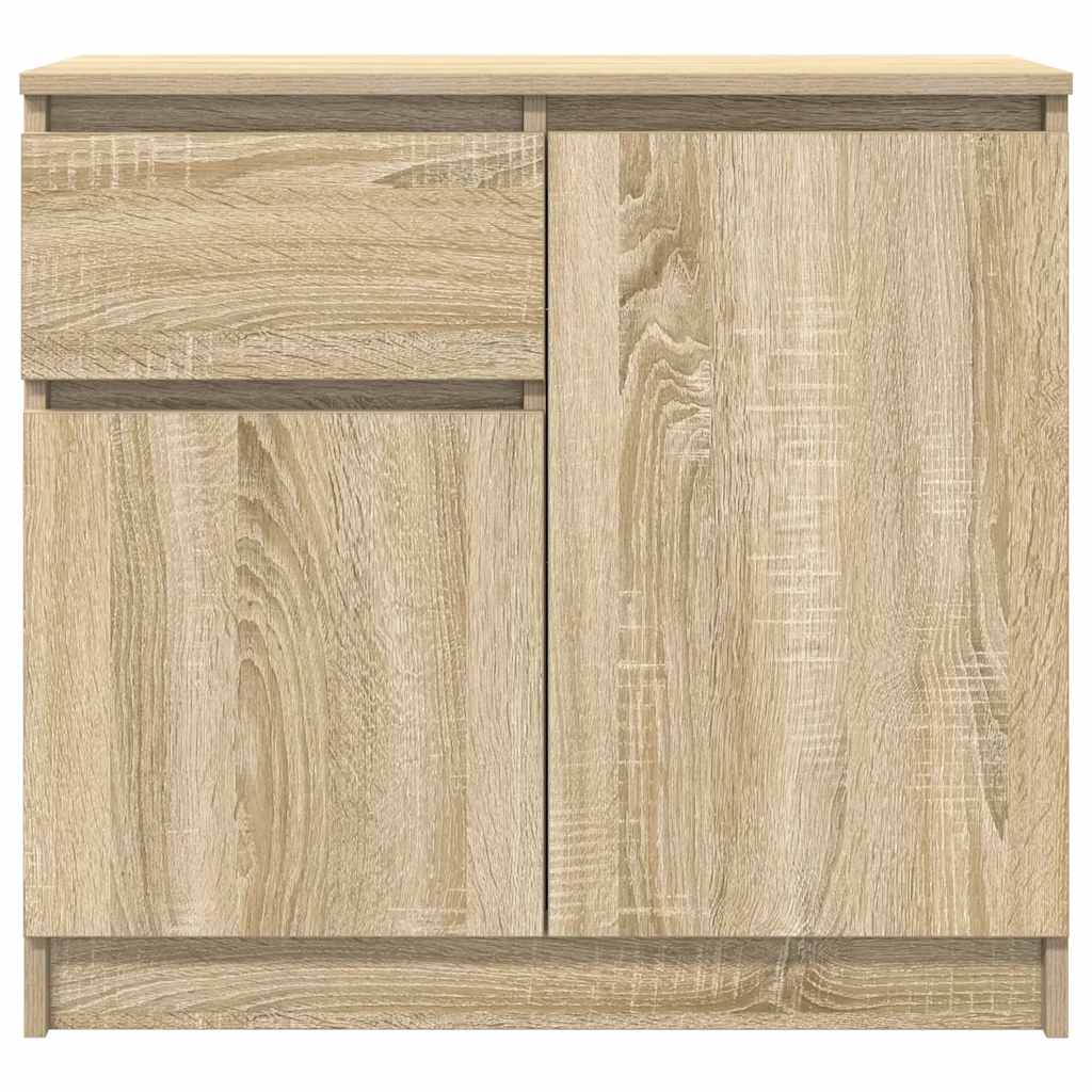 vidaXL Komoda z szufladą Dąb Sonoma 71x35x65 cm Drewno klejone