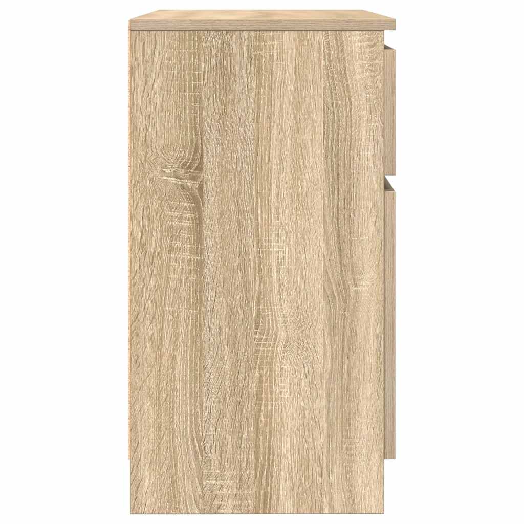 vidaXL Komoda z szufladą Dąb Sonoma 71x35x65 cm Drewno klejone