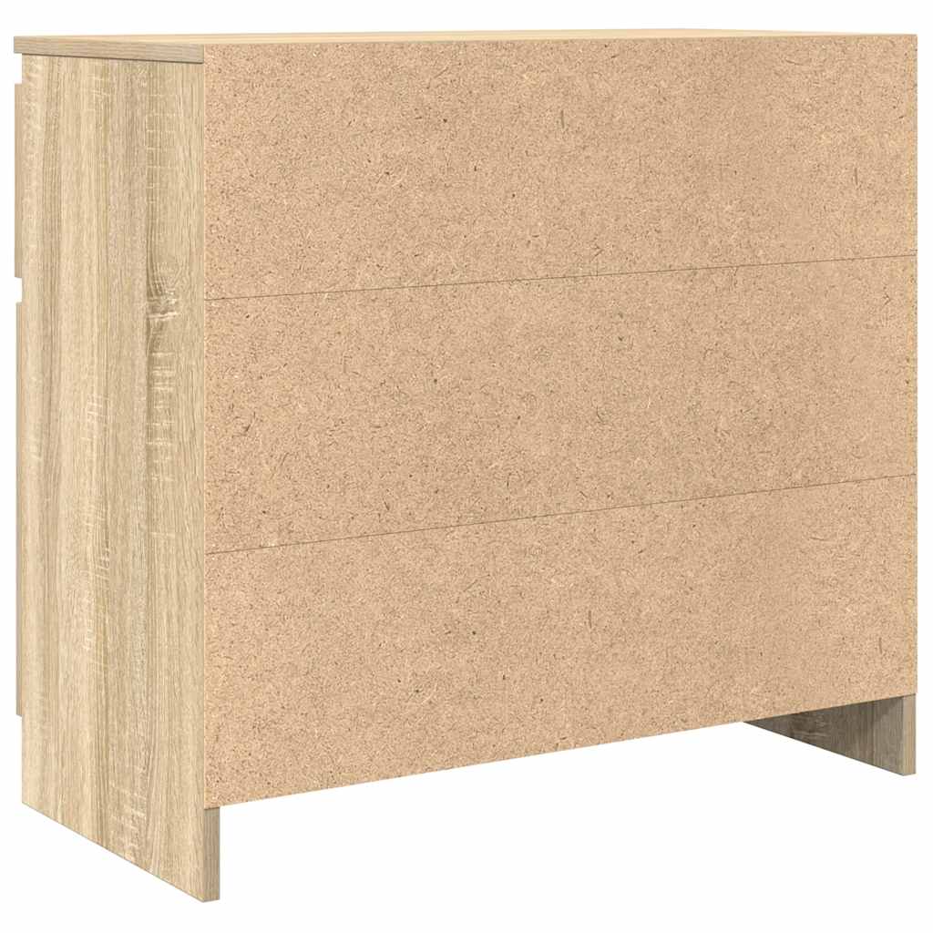 vidaXL Komoda z szufladą Dąb Sonoma 71x35x65 cm Drewno klejone