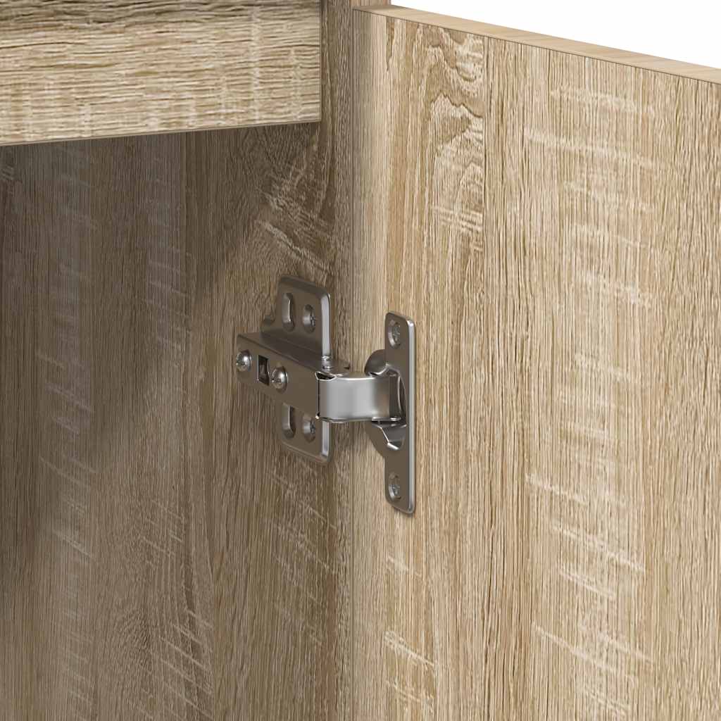 vidaXL Komoda z szufladą Dąb Sonoma 71x35x65 cm Drewno klejone