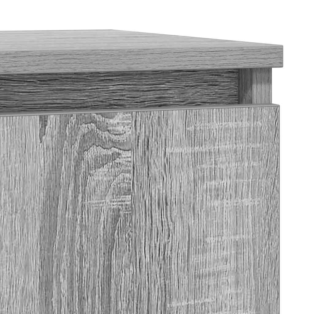 vidaXL Komoda z szufladą Szary Sonoma 71x35x65 cm Drewno klejone
