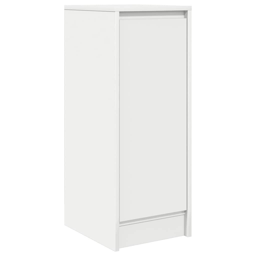 vidaXL Komoda Biała 29,5x34x76 cm Drewno klejone
