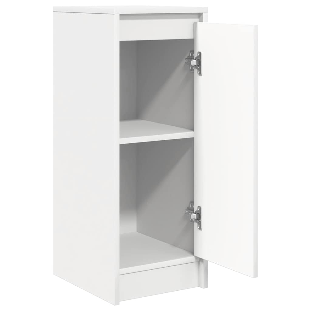 vidaXL Komoda Biała 29,5x34x76 cm Drewno klejone
