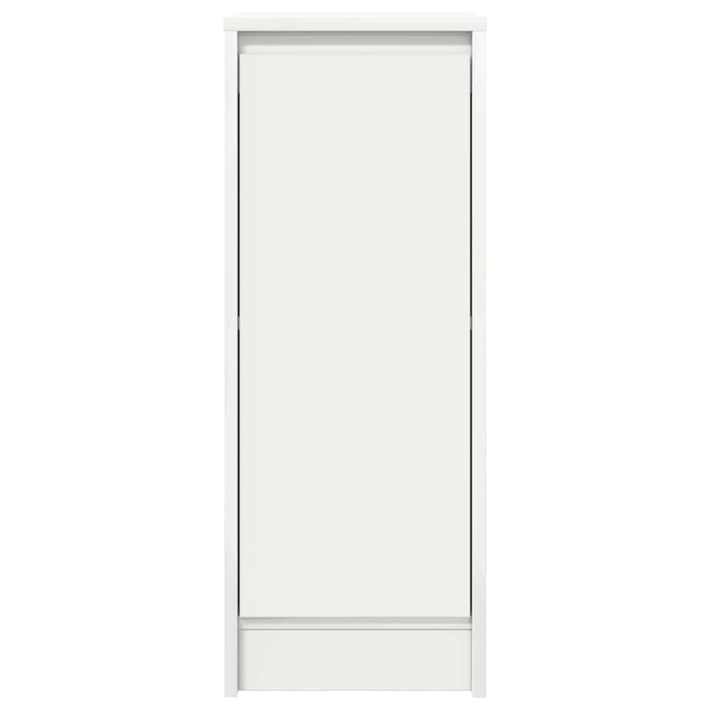 vidaXL Komoda Biała 29,5x34x76 cm Drewno klejone