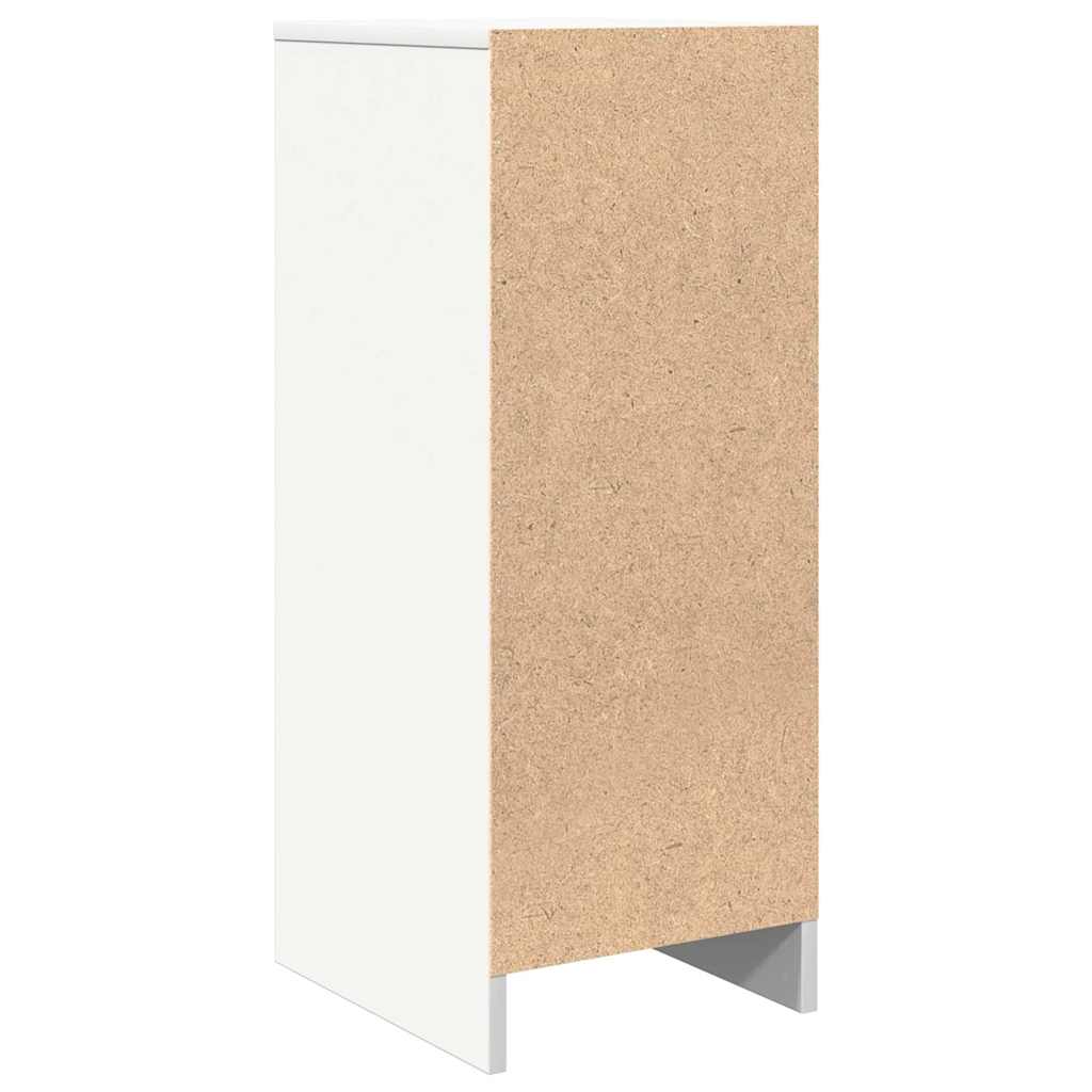 vidaXL Komoda Biała 29,5x34x76 cm Drewno klejone