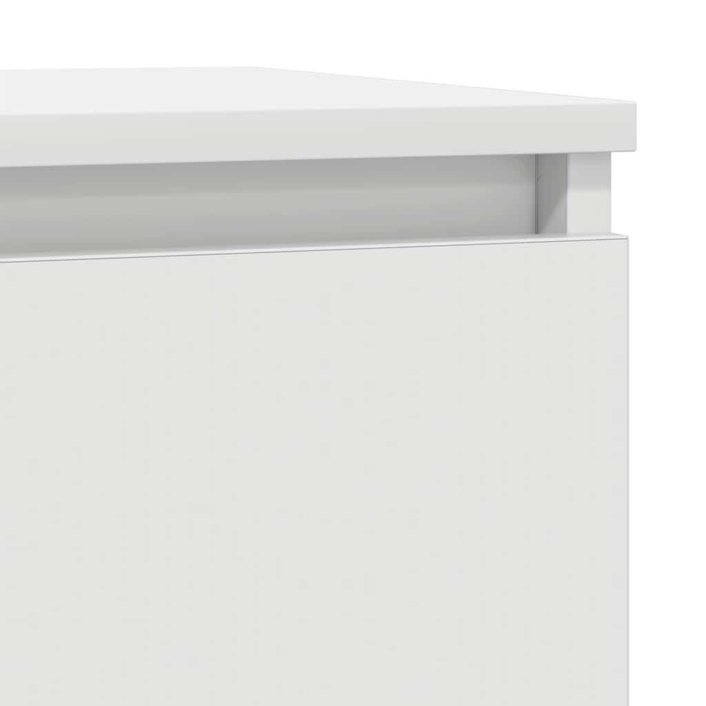 vidaXL Komoda Biała 29,5x34x76 cm Drewno klejone