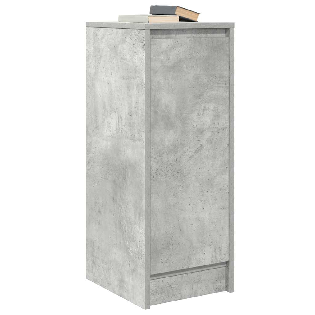 vidaXL Komoda Betonowa Szara 29,5x34x76 cm Drewno klejone