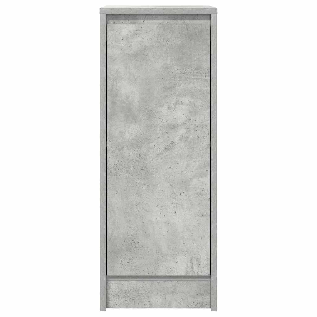 vidaXL Komoda Betonowa Szara 29,5x34x76 cm Drewno klejone