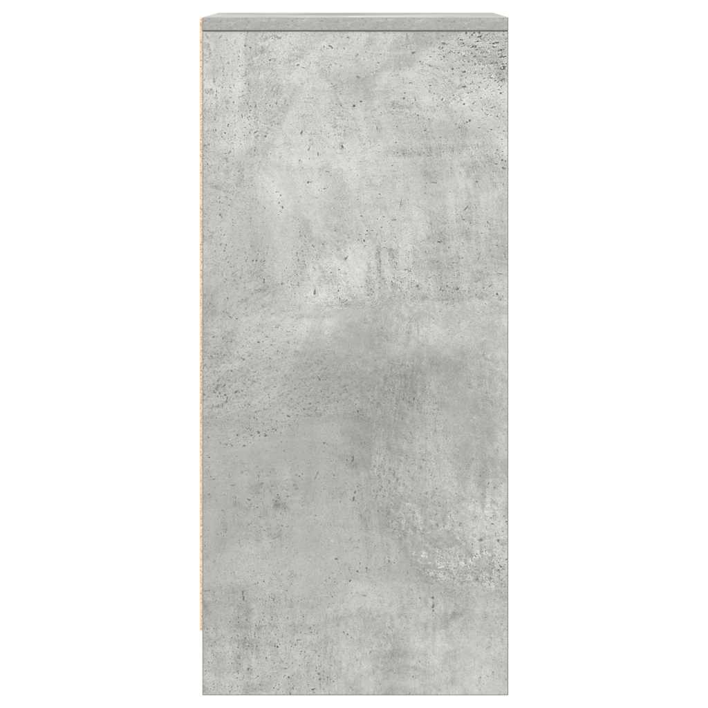 vidaXL Komoda Betonowa Szara 29,5x34x76 cm Drewno klejone