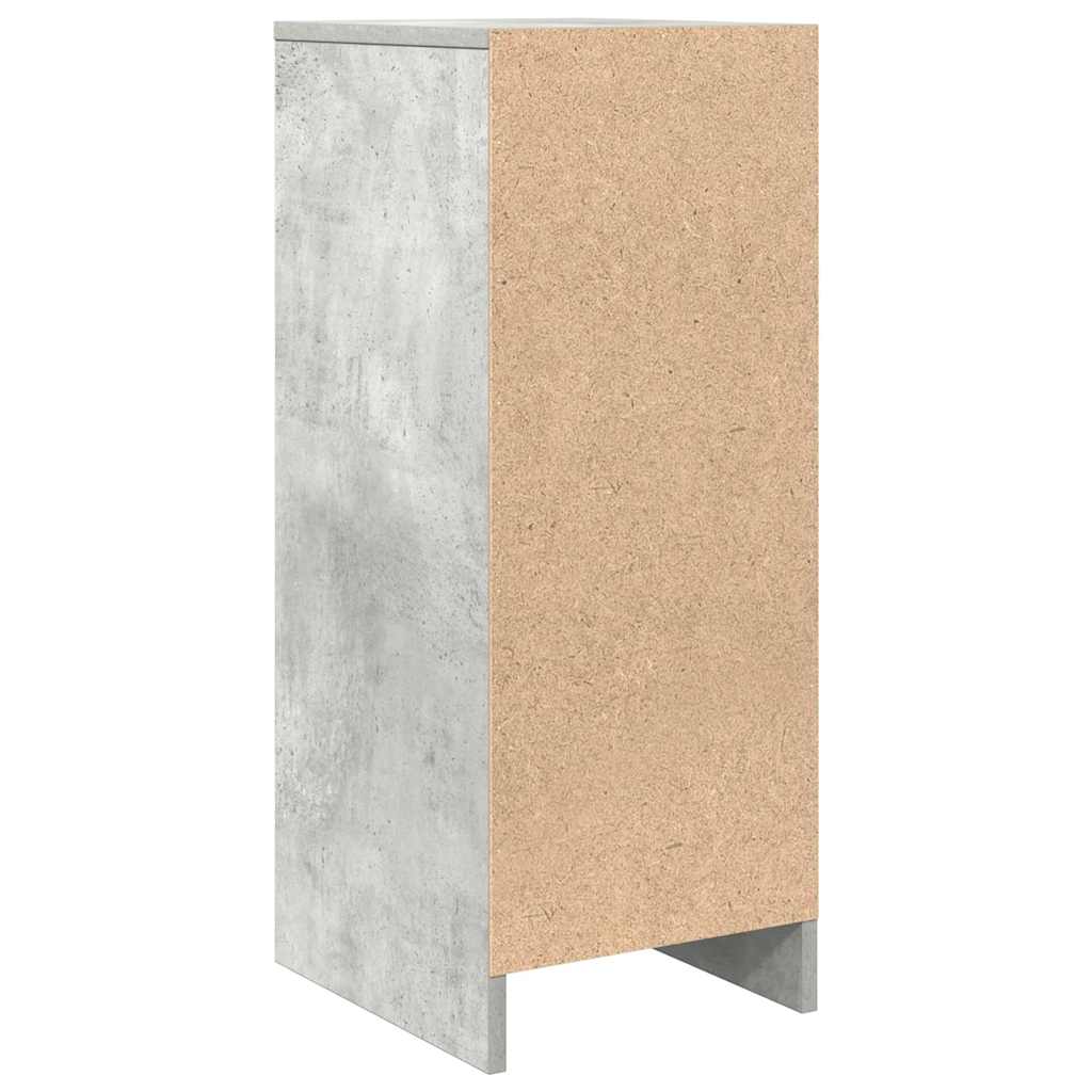 vidaXL Komoda Betonowa Szara 29,5x34x76 cm Drewno klejone