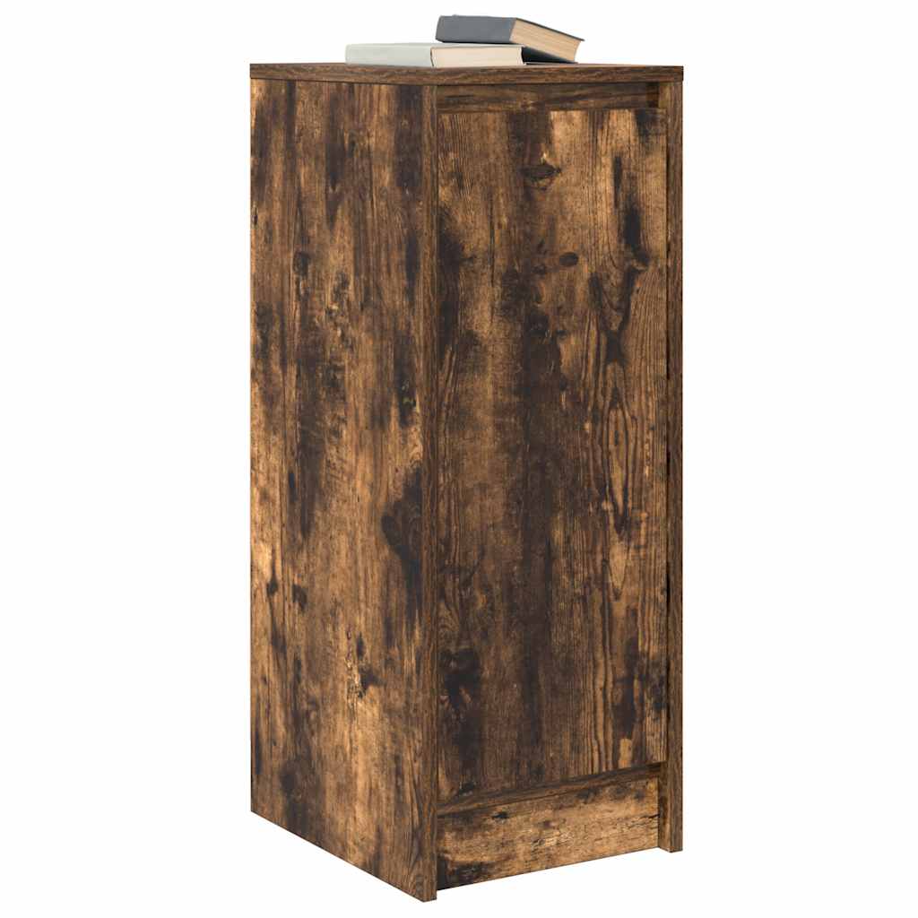 vidaXL Komoda Dąb wędzony 29,5x34x76 cm Drewno klejone