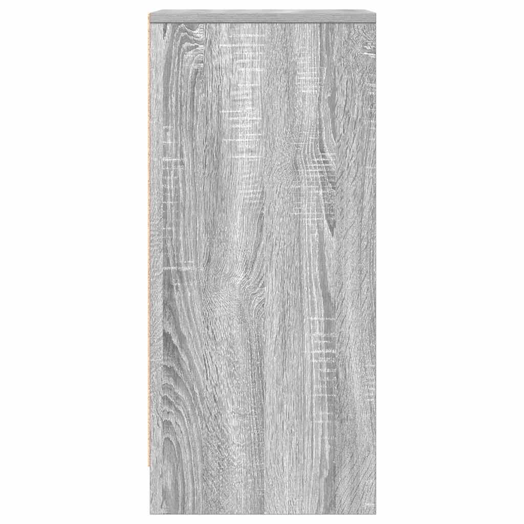 vidaXL Komoda Szara Sonoma 29,5x34x76 cm Drewno klejone