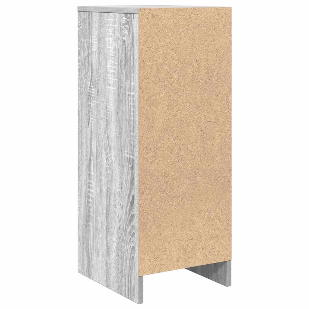 vidaXL Komoda Szara Sonoma 29,5x34x76 cm Drewno klejone