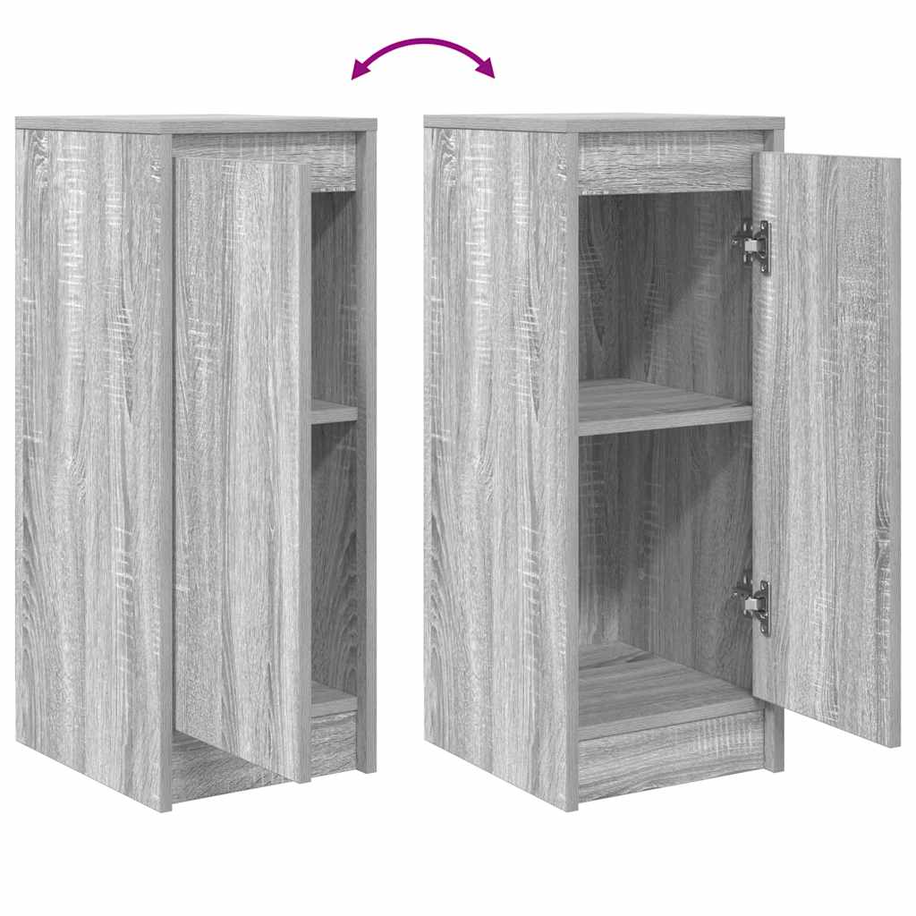vidaXL Komoda Szara Sonoma 29,5x34x76 cm Drewno klejone