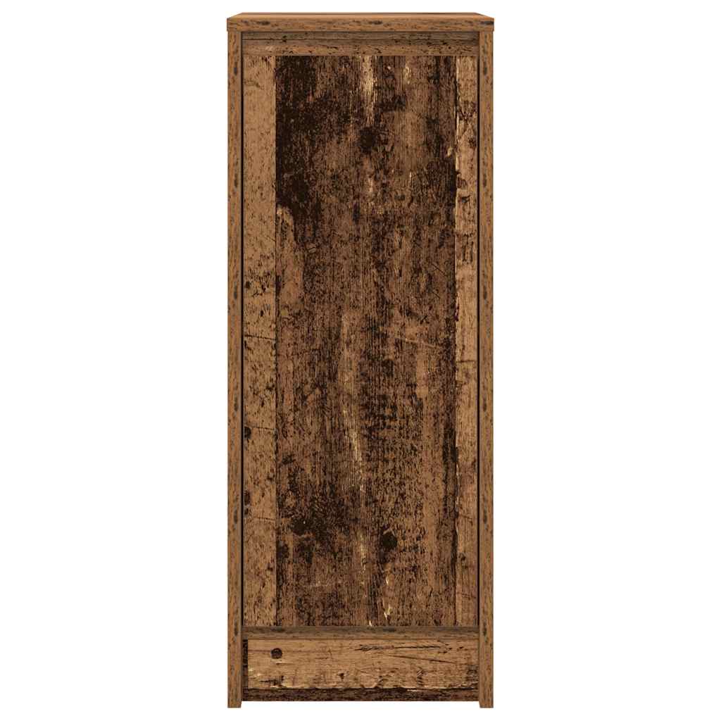 vidaXL Komoda Stare drewno 29,5x34x76 cm Drewno klejone